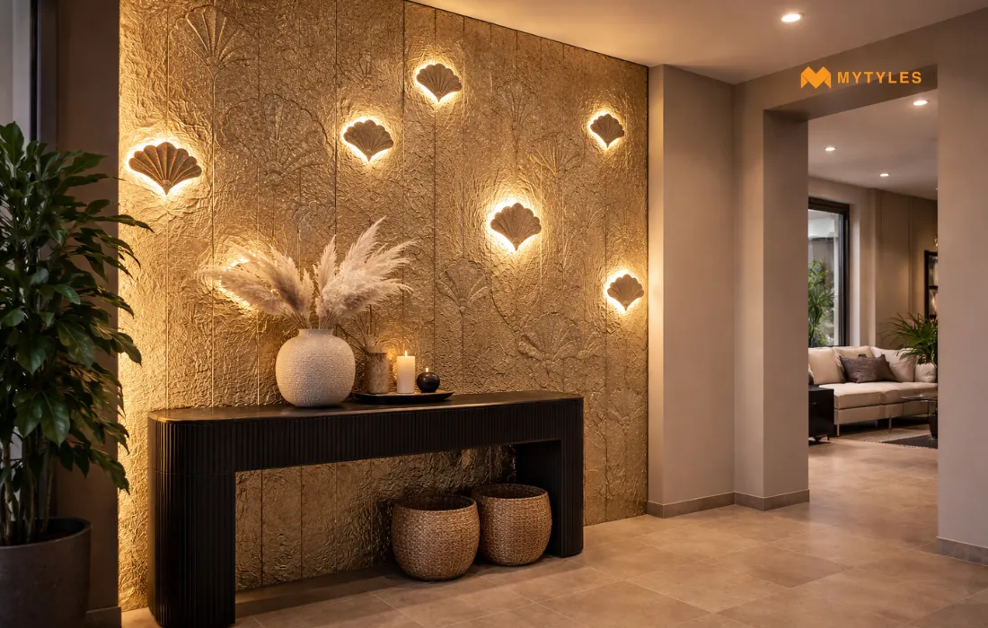 Stone Cladding elevating the interior